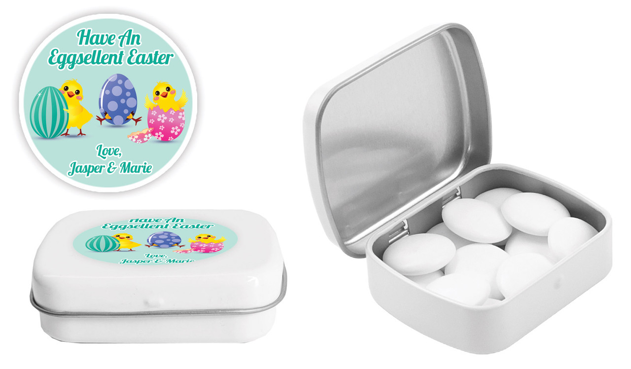 Chickens Hatching Personalised Mint Tins