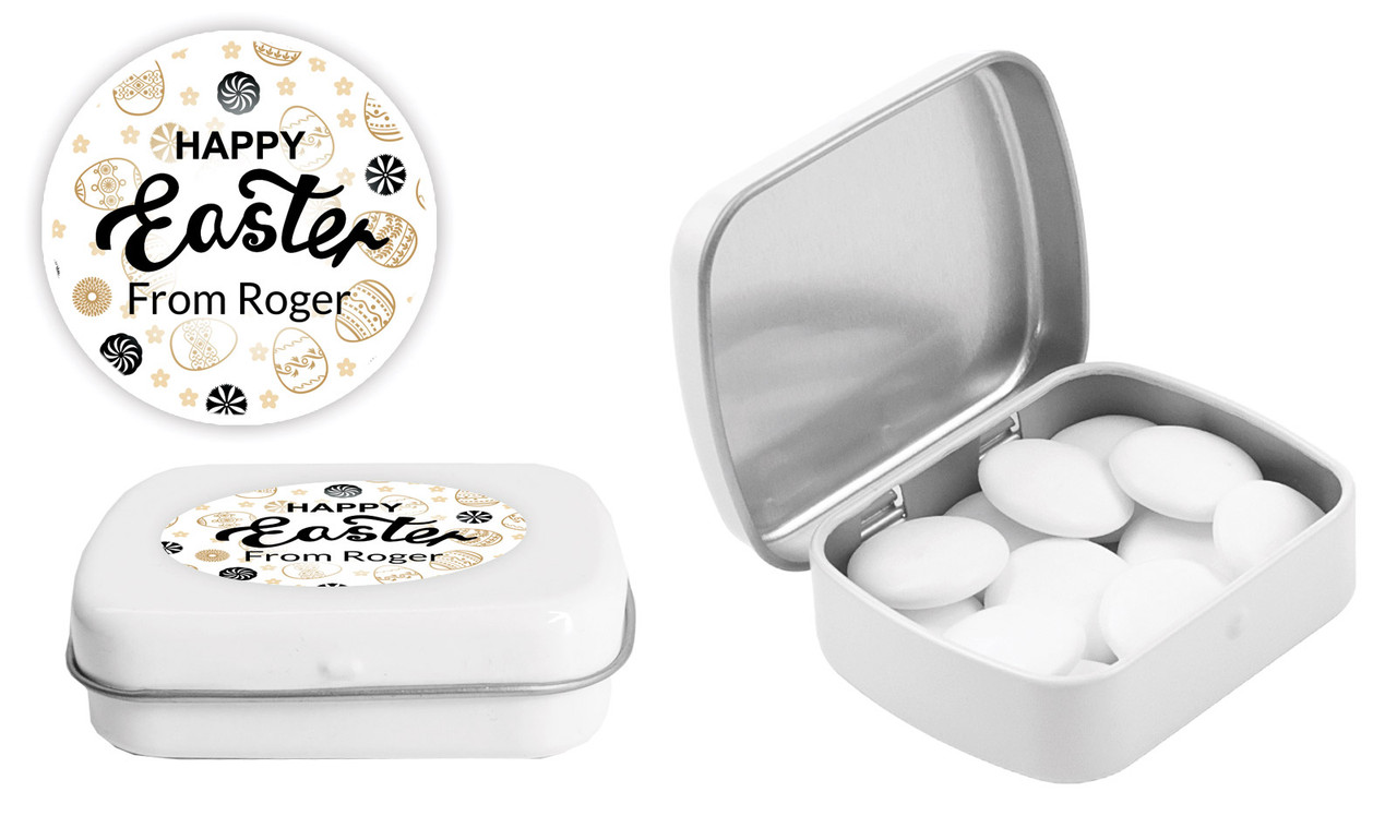Sophisticated Personalised Mint Tins
