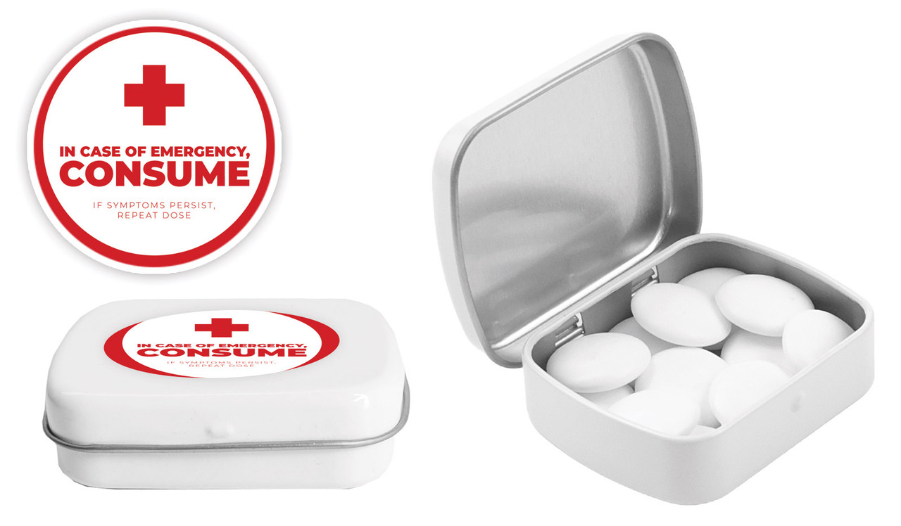 Emergency Consume International Nurses Day Personalised Mint Tins