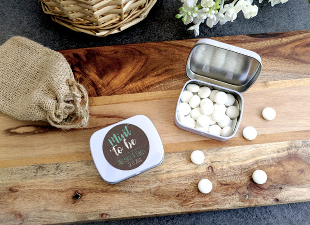 Examples of our personalised mint tins