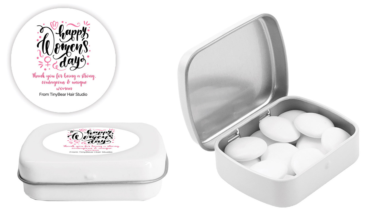 Insiginia International Womens Day Personalised Mint Tins