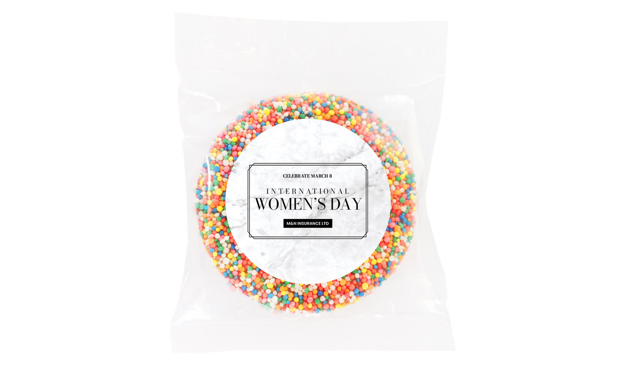 Marble Deco Personalised Giant Chocolate Freckle