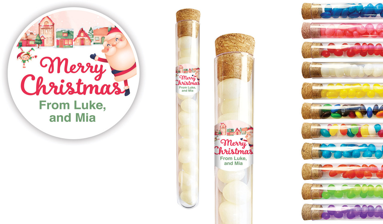 Christmas Village Christmas Personalised Test Tubes