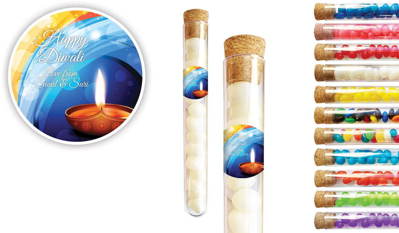 Vibrant Diwali Personalised Test Tubes