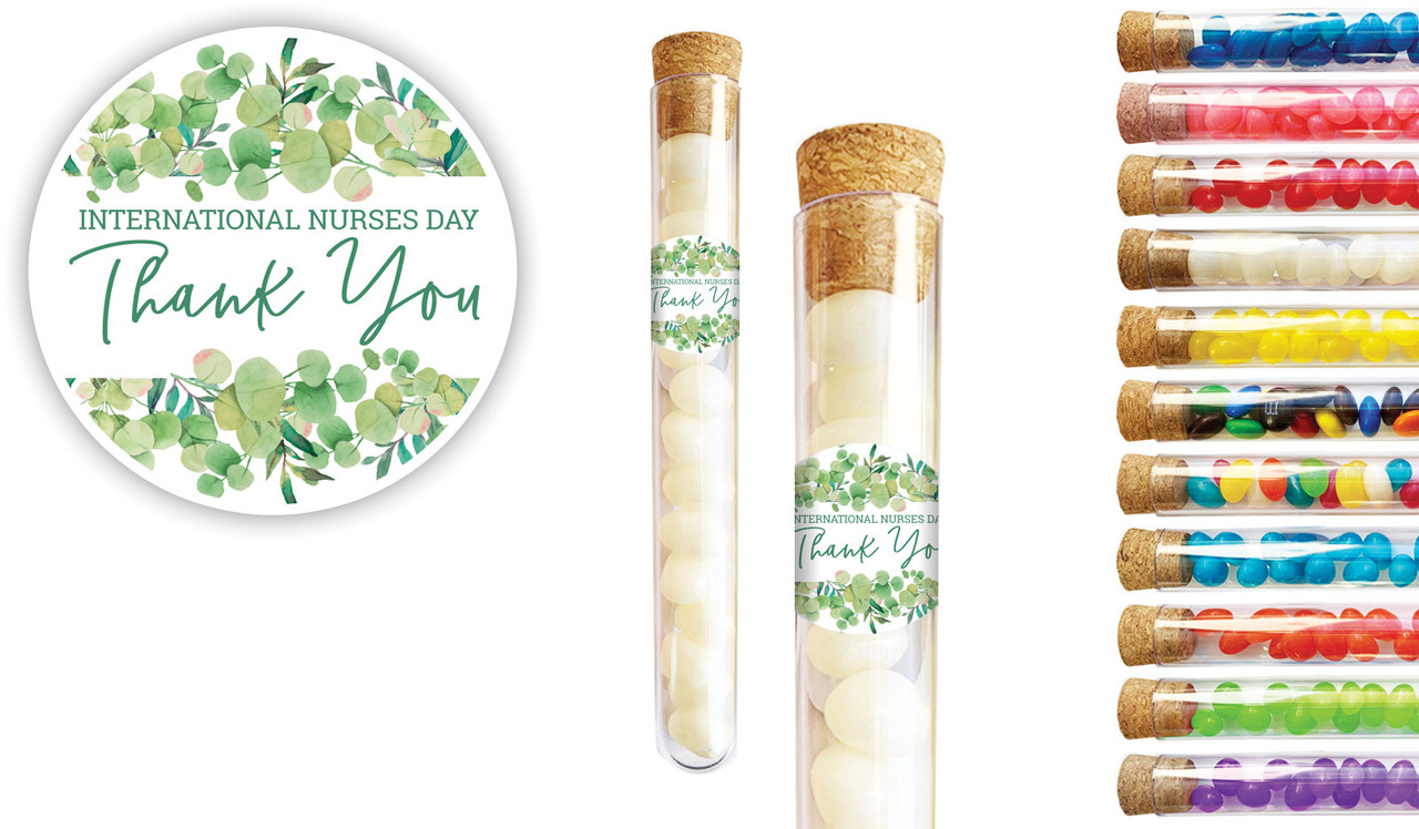 Eucalypt International Nurses Day Personalised Test Tubes
