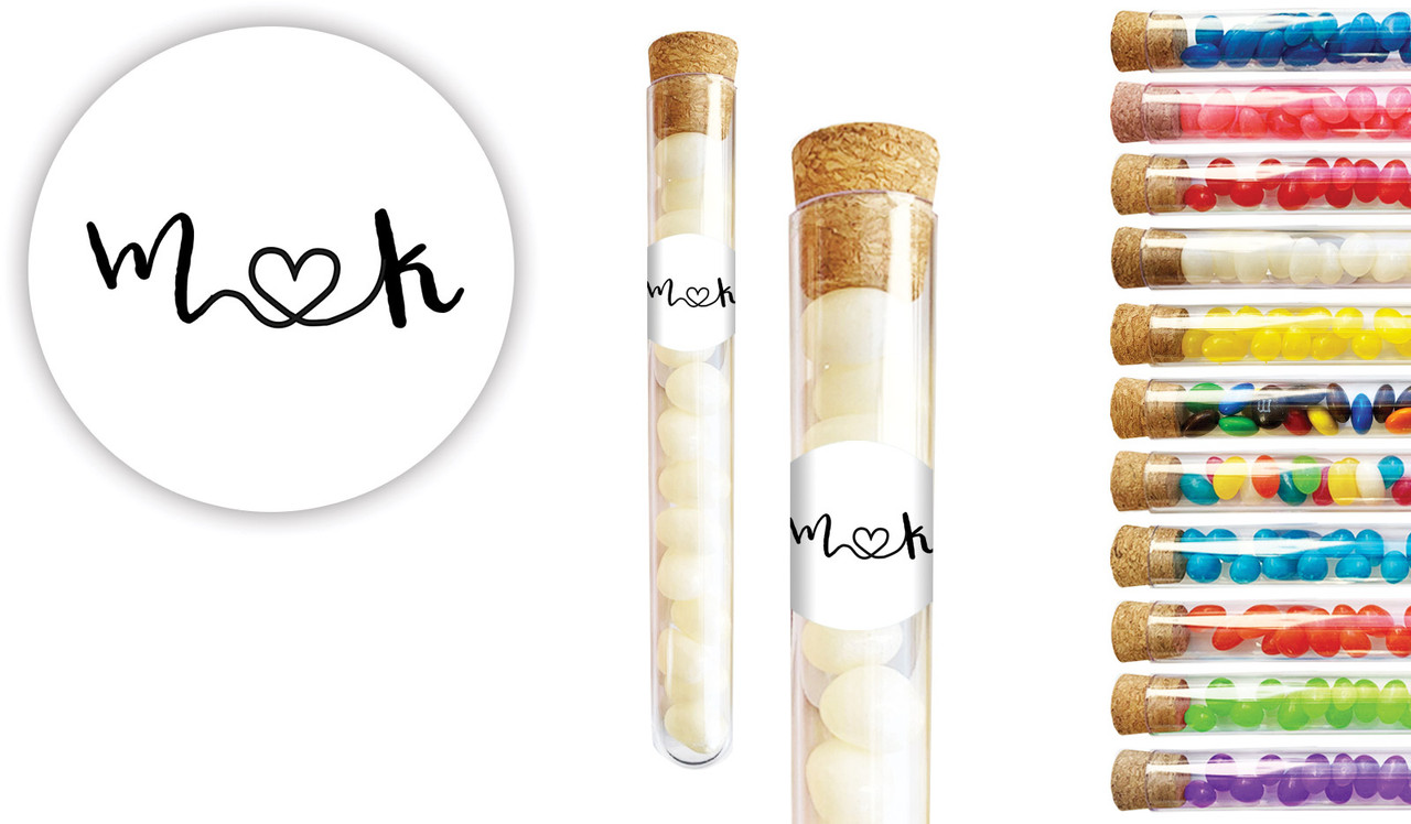 Cursive Names Wedding Personalised Test Tubes