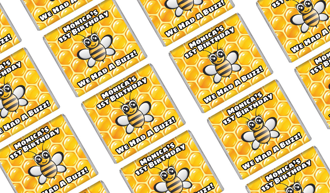 Bumble Bee Birthday Mini Chocolates