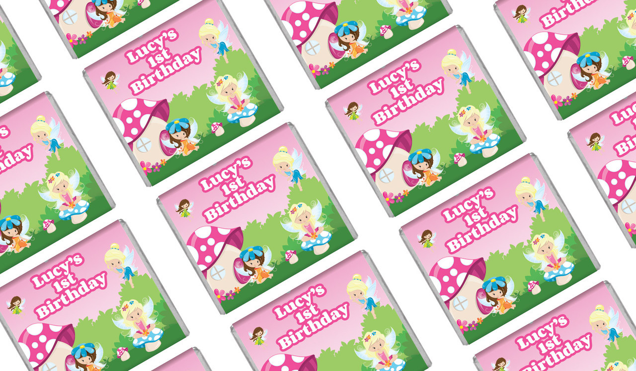Fairy Garden Birthday Mini Chocolates
