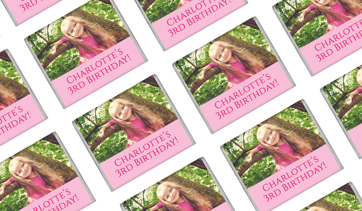 Add A Photo Girls Mini Chocolates