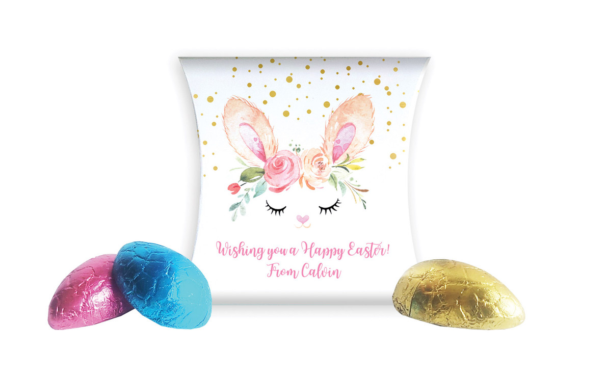 Bunny Face Easter Pillow Box