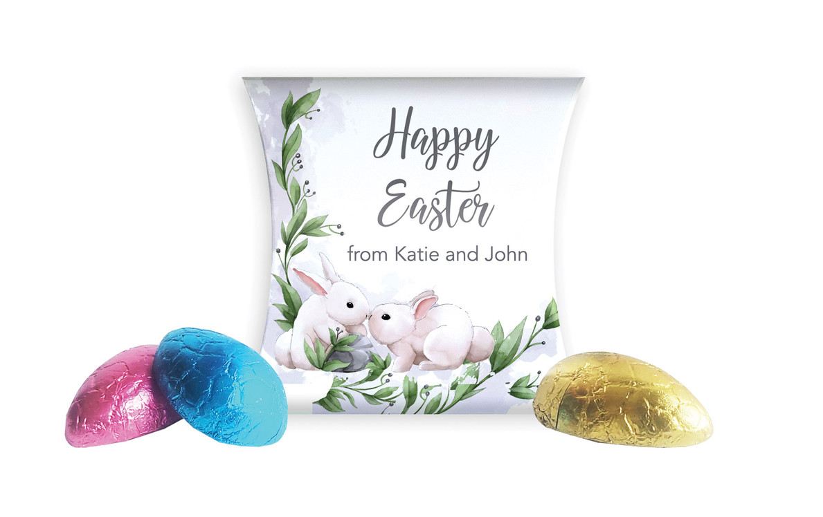 Bunny Kiss Easter Pillow Box