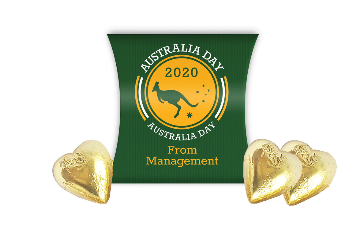 Australia Day Emblem Australia Day Personalised Pillow Boxes
