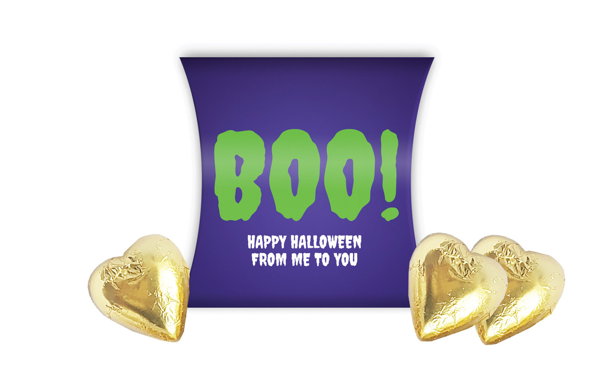 Boo Halloween Personalised Pillow Boxes