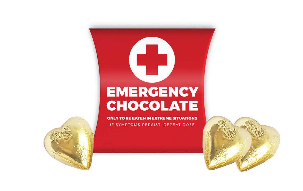 Emergency Chocolates International Nurses Day Personalised Pillow Boxes
