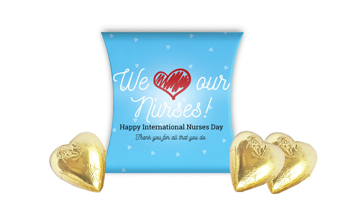 We Love Our Nurses International Nurses Day Personalised Pillow Boxes