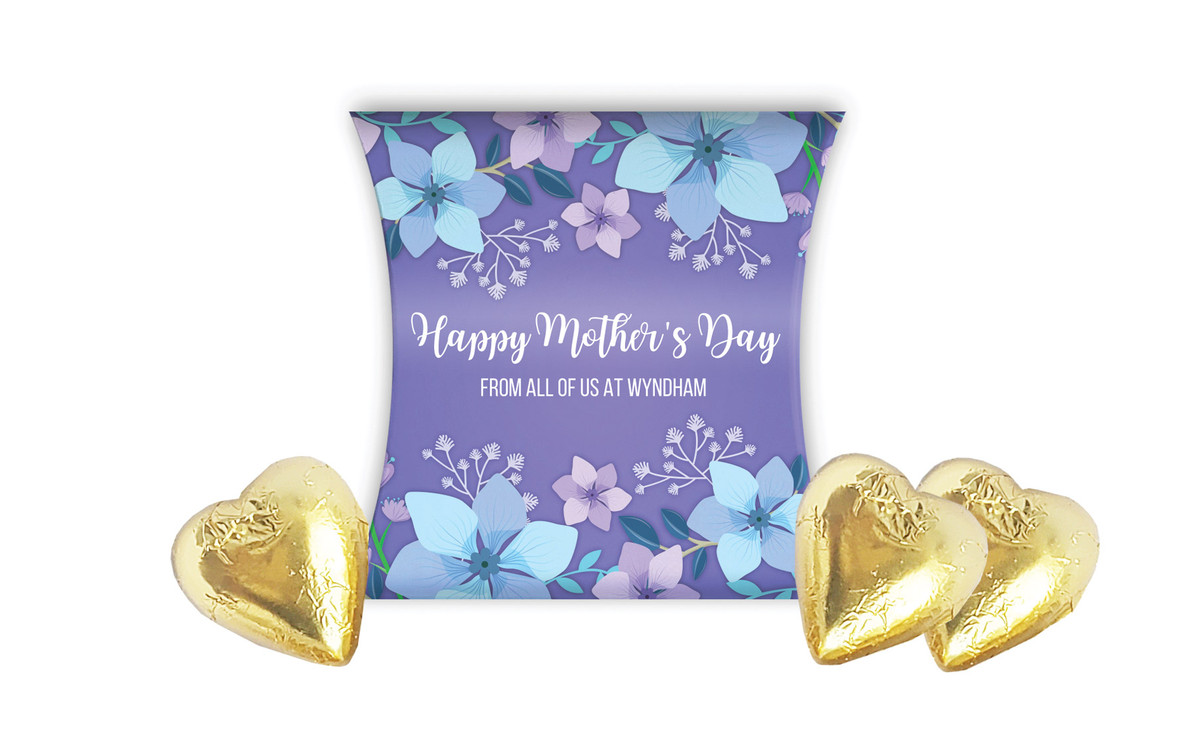 Dusk Flowers Mothers Day Personalised Pillow Boxes