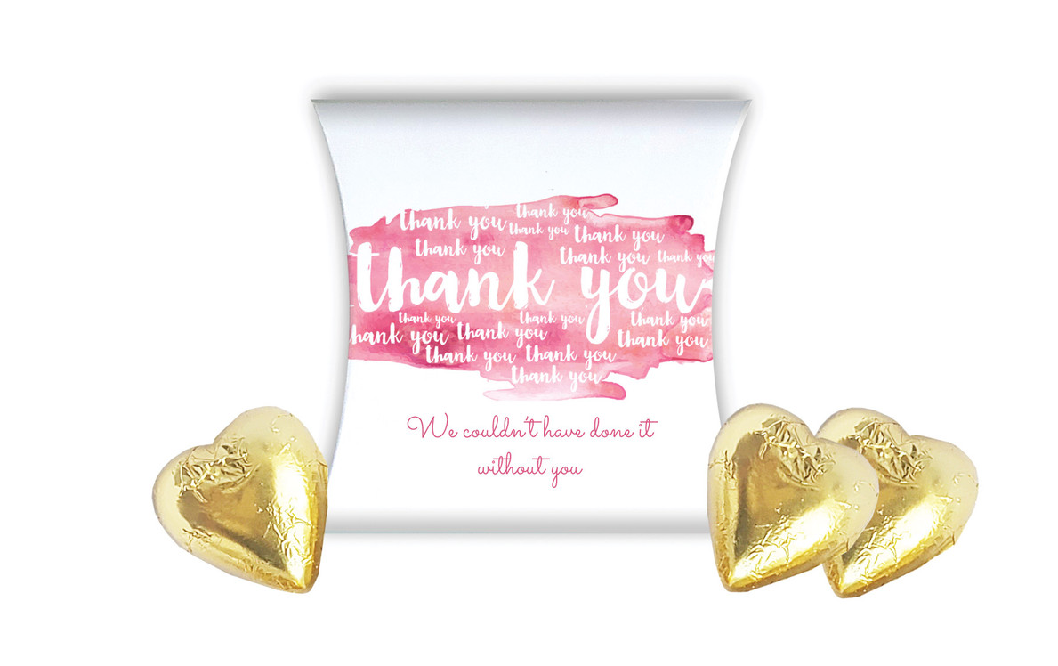 Many Thankyous Thank You Personalised Pillow Boxes