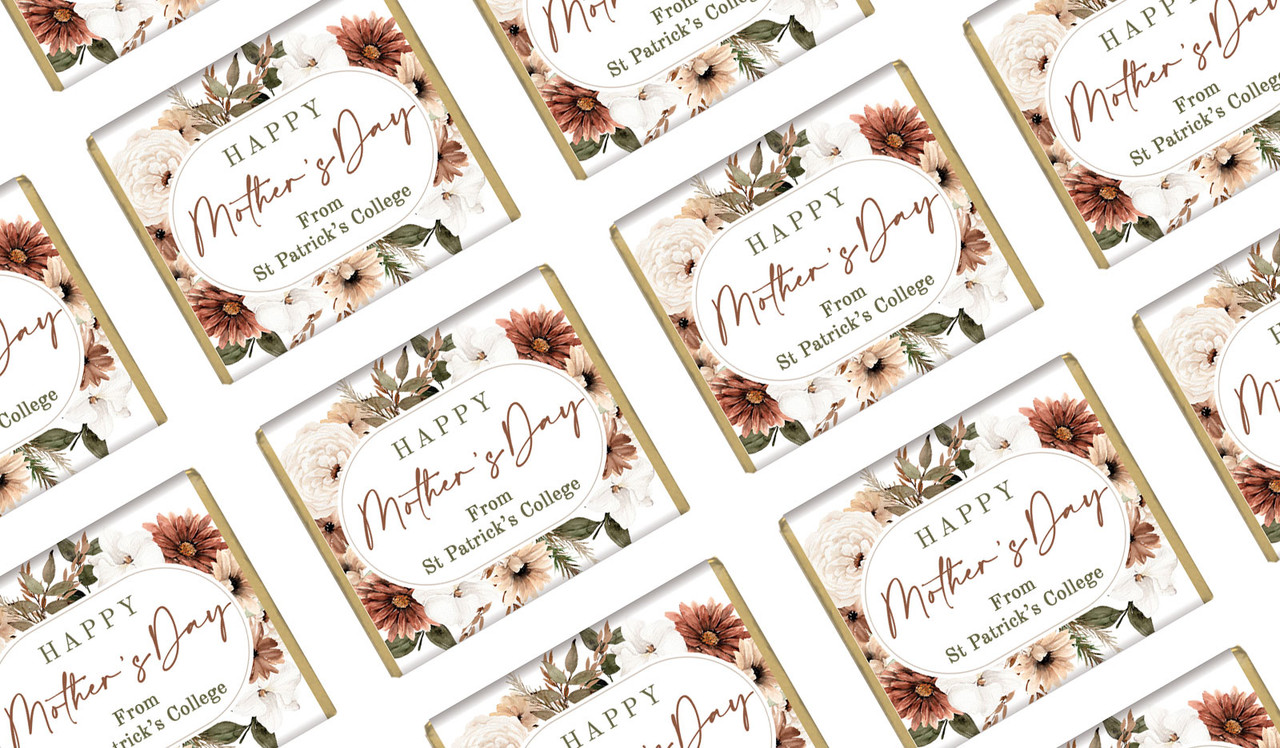 Elegant Flowers Mother's Day Mini Chocolates