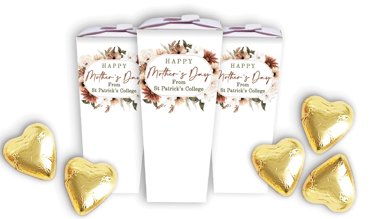 Elegant Flowers Mothers Day Personalised Chocaboxes