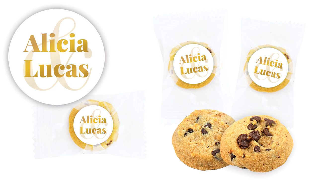 Bold Name Wedding Bite-Size Cookie 5g