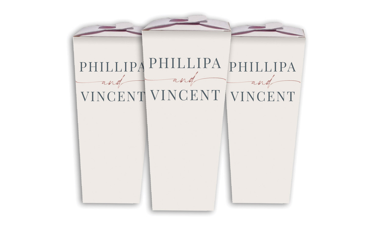 Natural Simplicity Wedding Personalised Chocaboxes