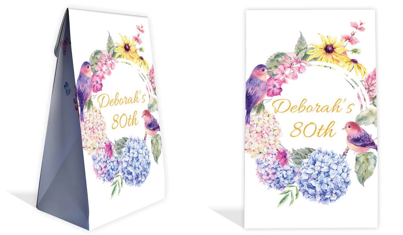 Spring Life Personalised Gusset Favour Bag