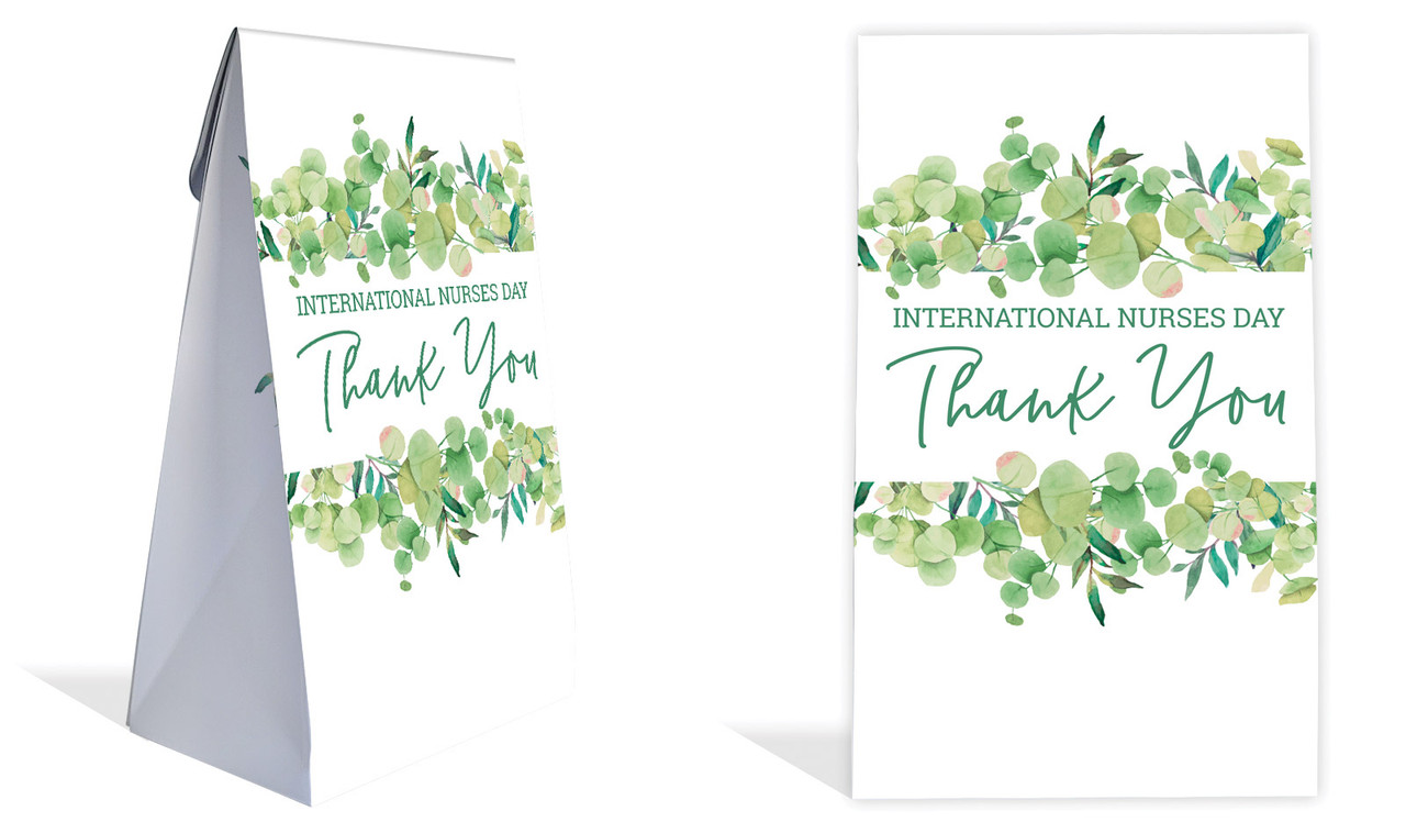 Eucalypt International Nurses Day Personalised Gusset Favour Bag