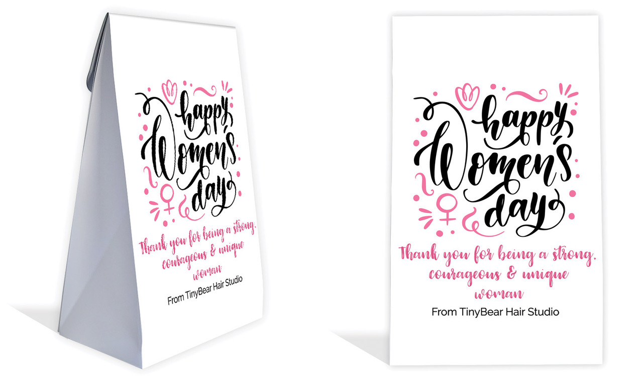 Insiginia International Womens Day Personalised Gusset Favour Bag