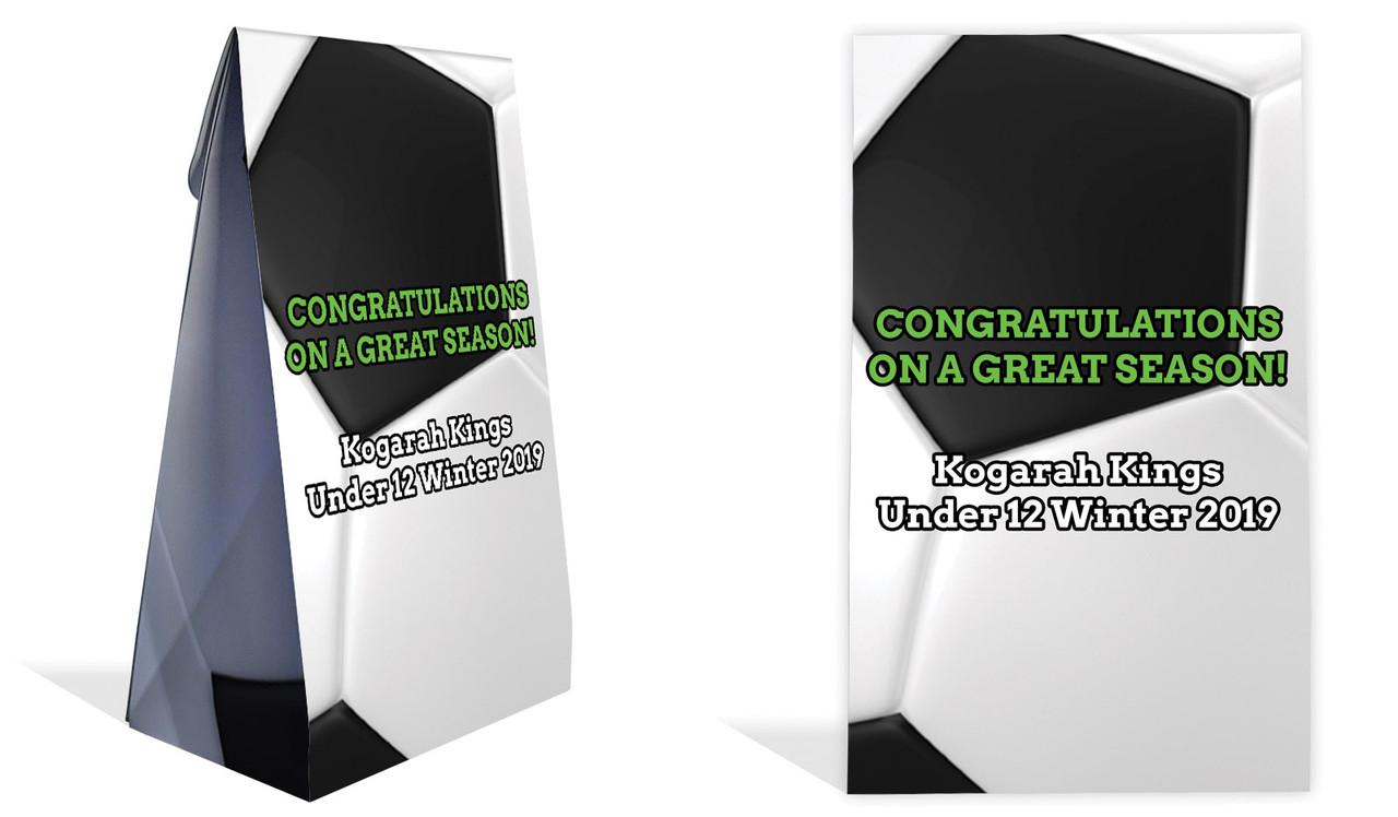Soccer Ball Personalised Gusset Favour Bag
