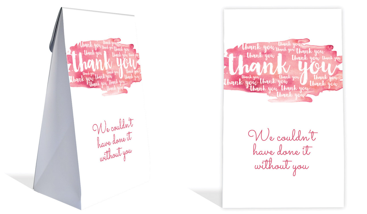 Many Thankyous Personalised Gusset Favour Bag