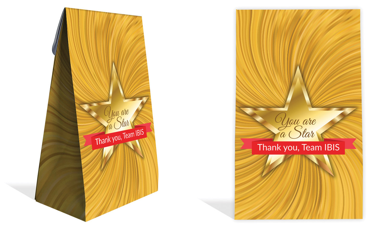 Star Personalised Gusset Favour Bag