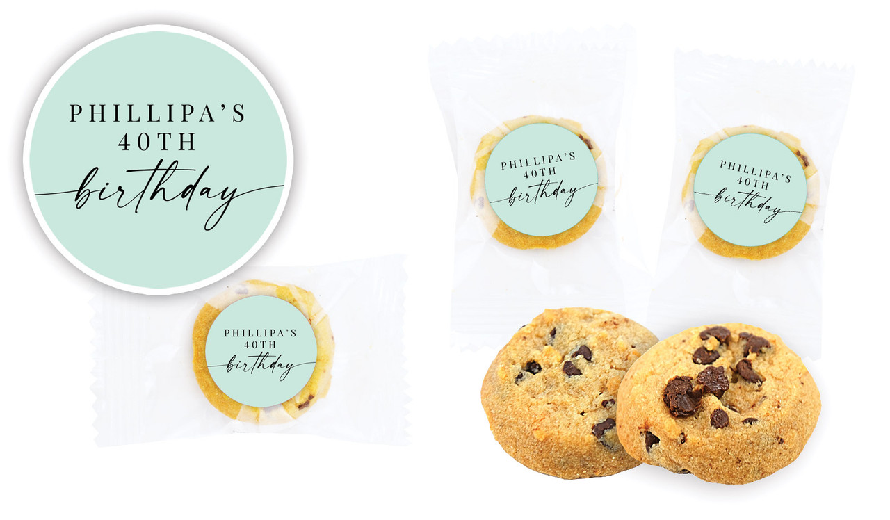 Flowing Mint Personalised Bite-Size Cookie 5g