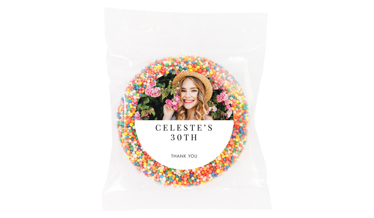 Simple Photo Birthday Custom Giant Freckle