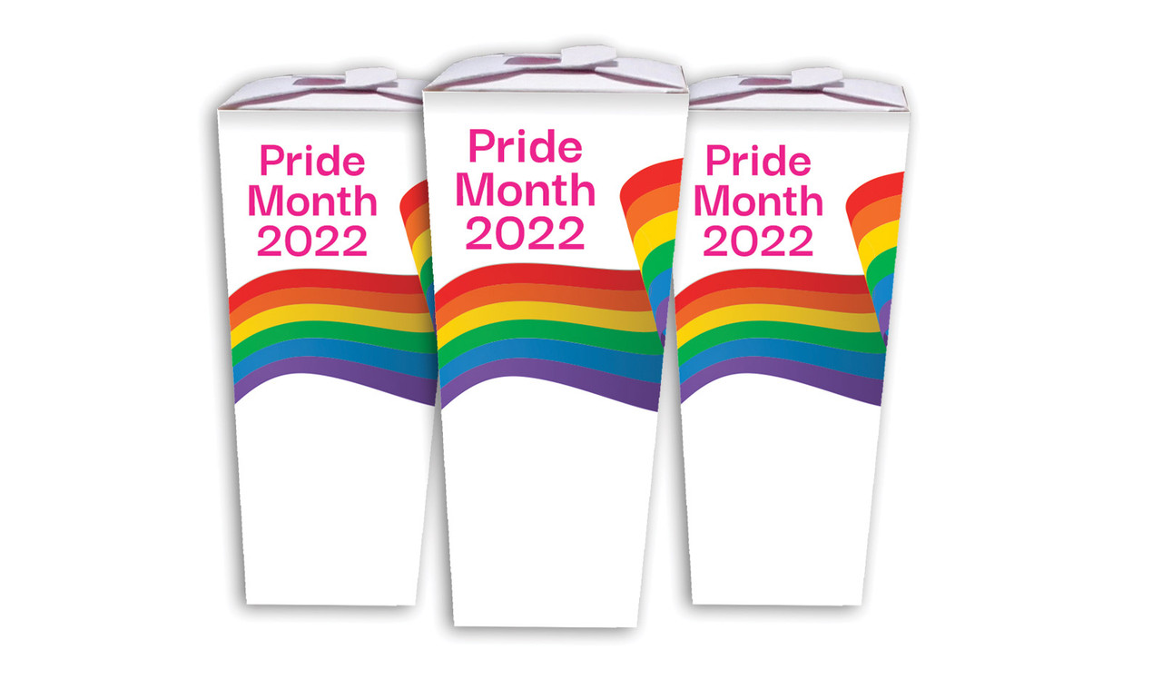 Waving Rainbow Pride Personalised Chocaboxes