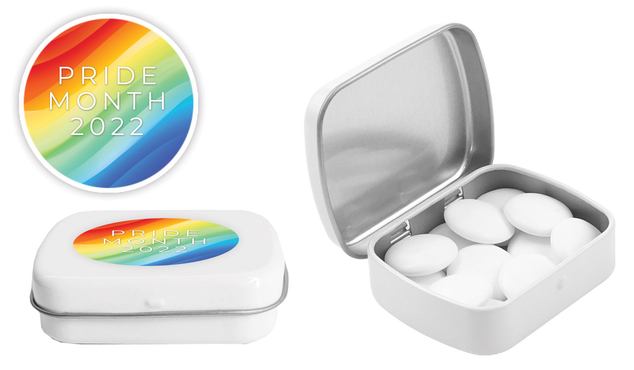 Contemporary Pride Personalised Mint Tins