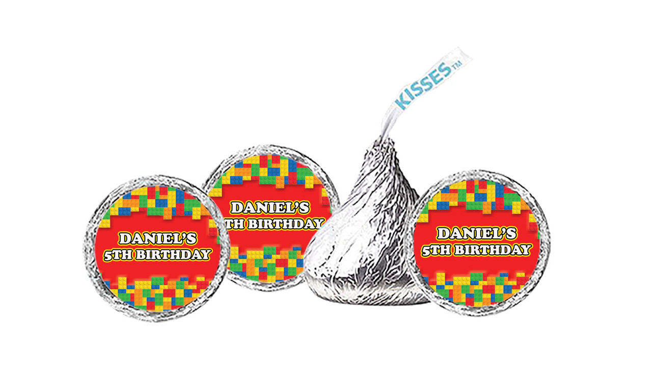 Building Blocks Personalised Hershey's Kisses