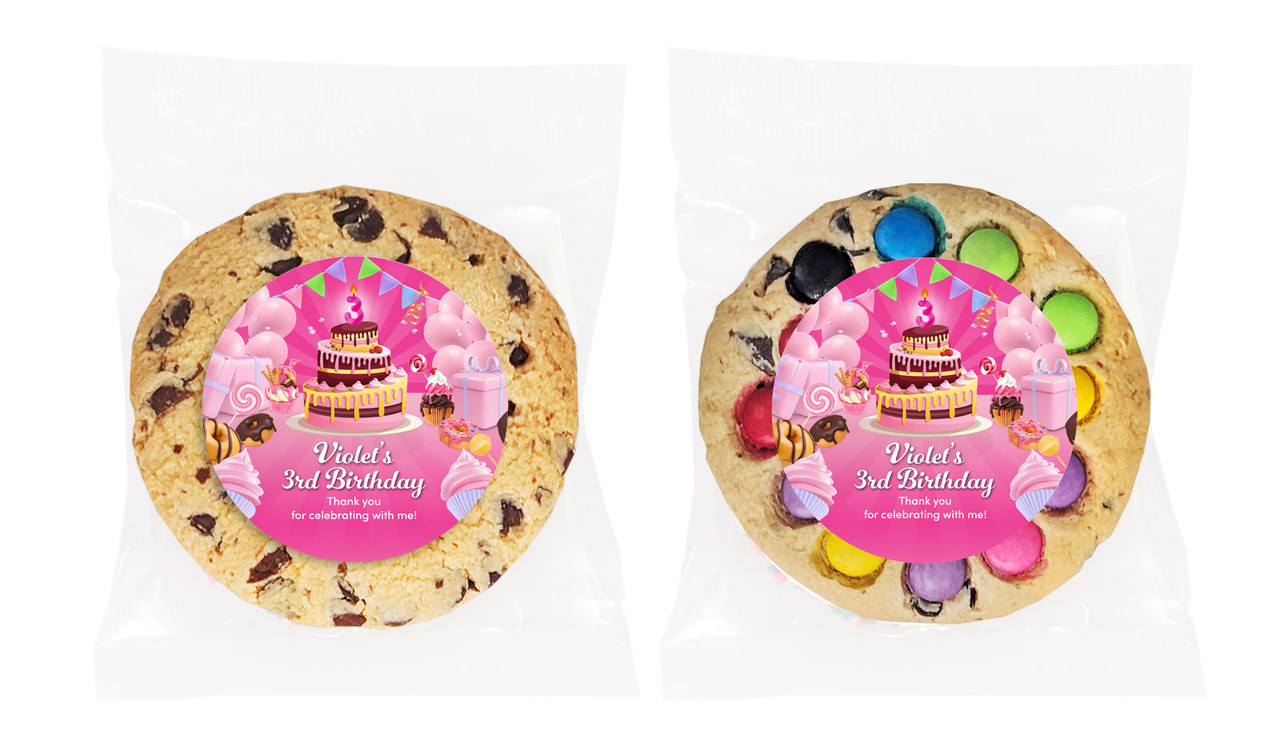 Birthday Cake Personalised Birthday Cookie