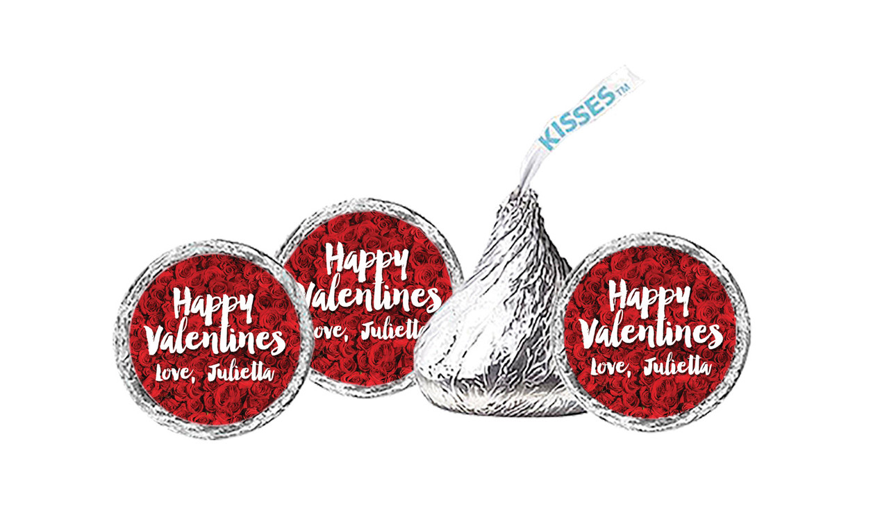 Roses Full Valentines Hershey Kisses