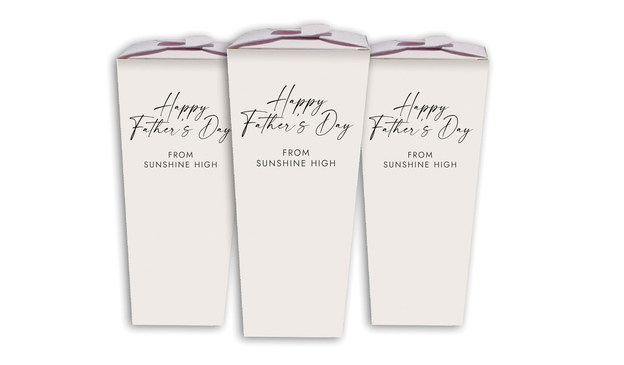 Natural Fathers Day Personalised Chocaboxes