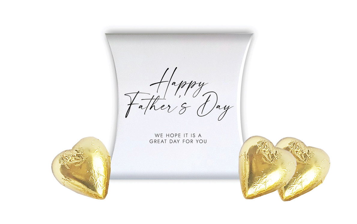 Natural Fathers Day Personalised Pillow Boxes