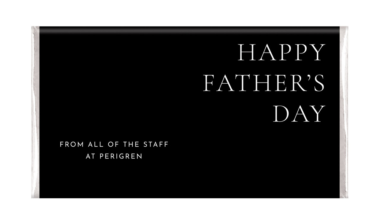Black Fathers Day Custom Chocolate Bars
