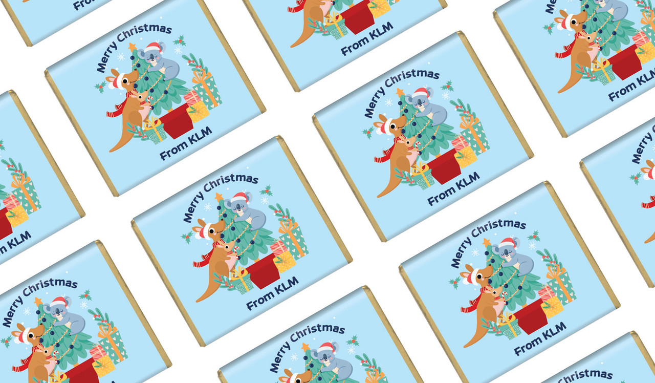 Aussie Animals Christmas Mini Chocolates