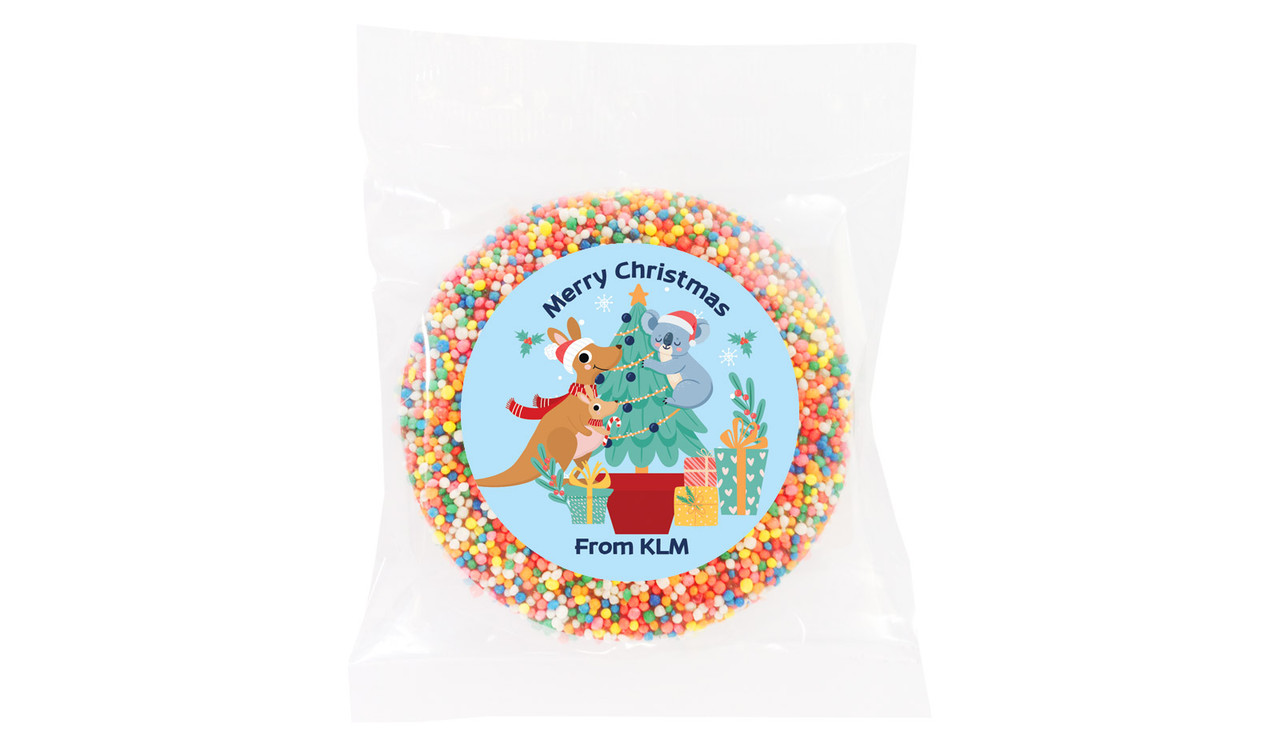 Aussie Animals Christmas Custom Giant Chocolate Freckles