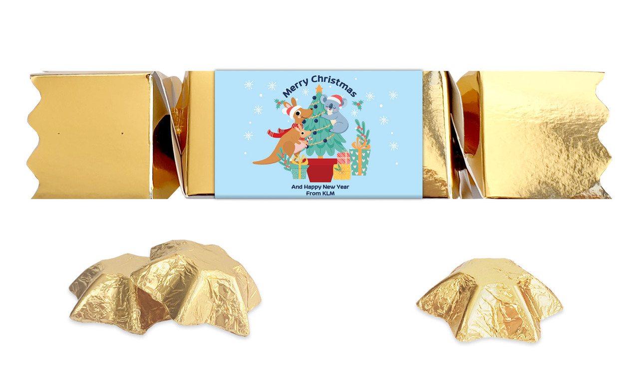 Aussie Animals Christmas Personalised Bon Bon