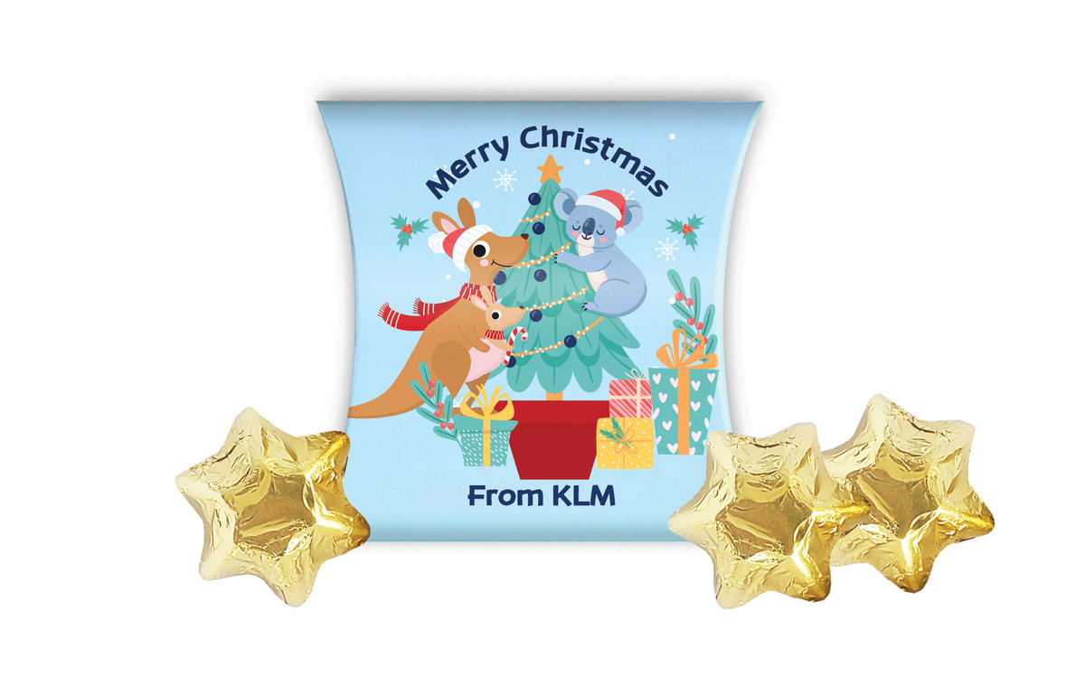 Aussie Animals Christmas Personalised Pillow Boxes