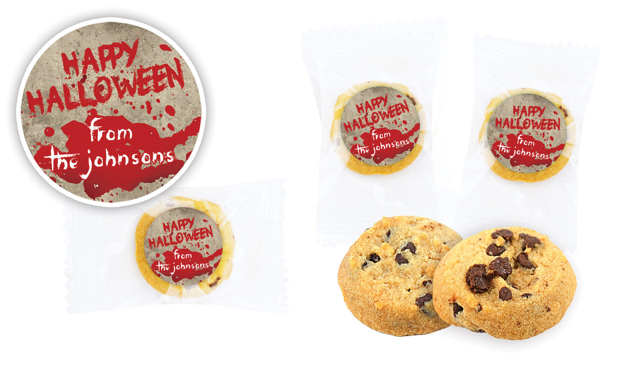 Blood Splatter Halloween Bite-Size Cookie 5g