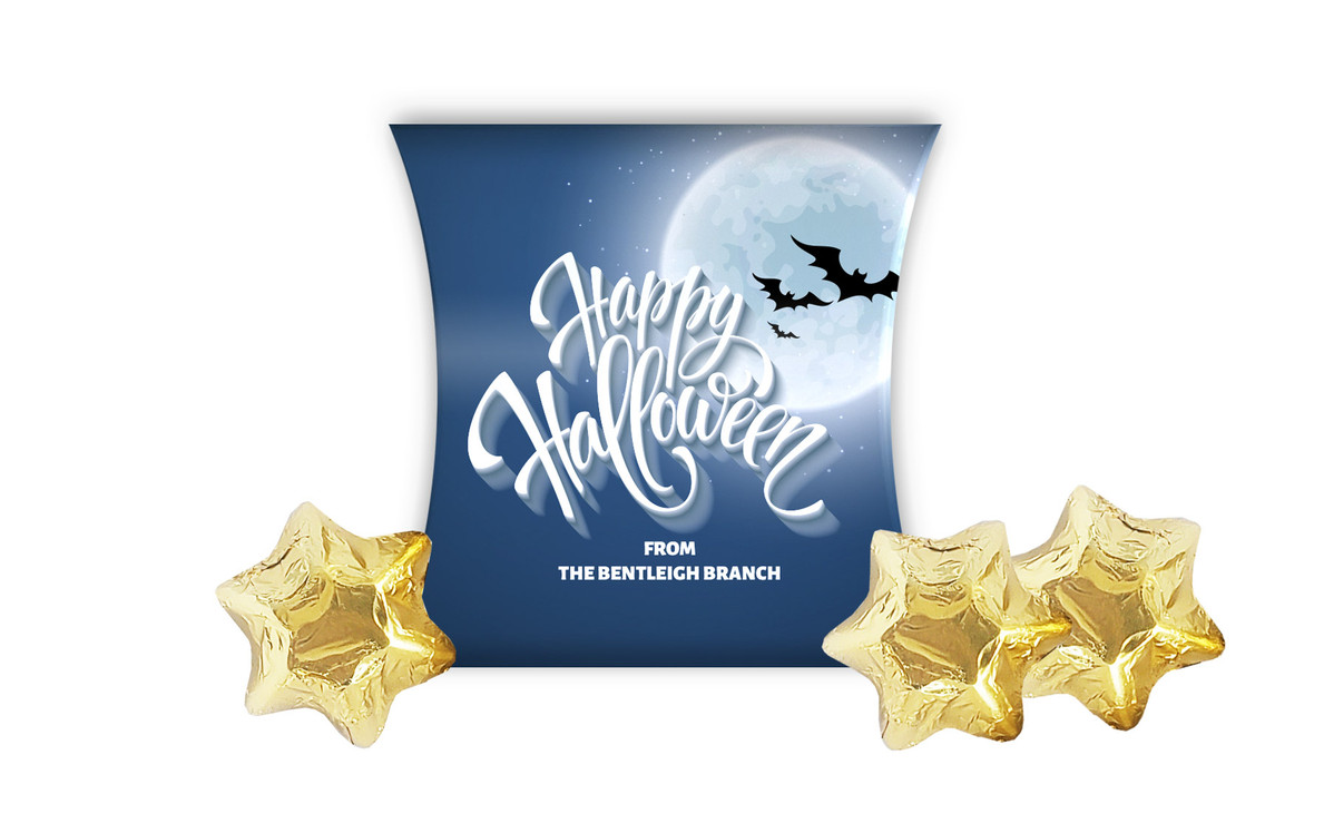 Blue Moon Halloween Personalised Pillow Boxes