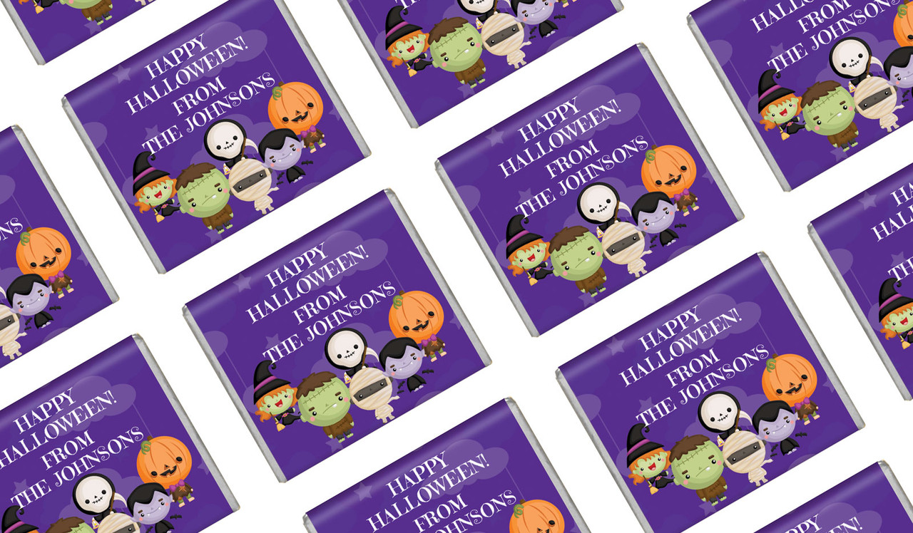 Cute Creatures Halloween Mini Chocolates