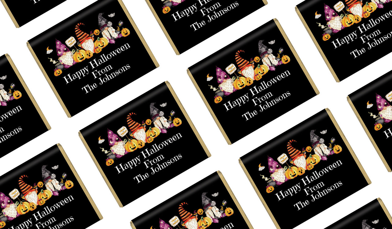WIzard Gnomes Halloween Mini Chocolates