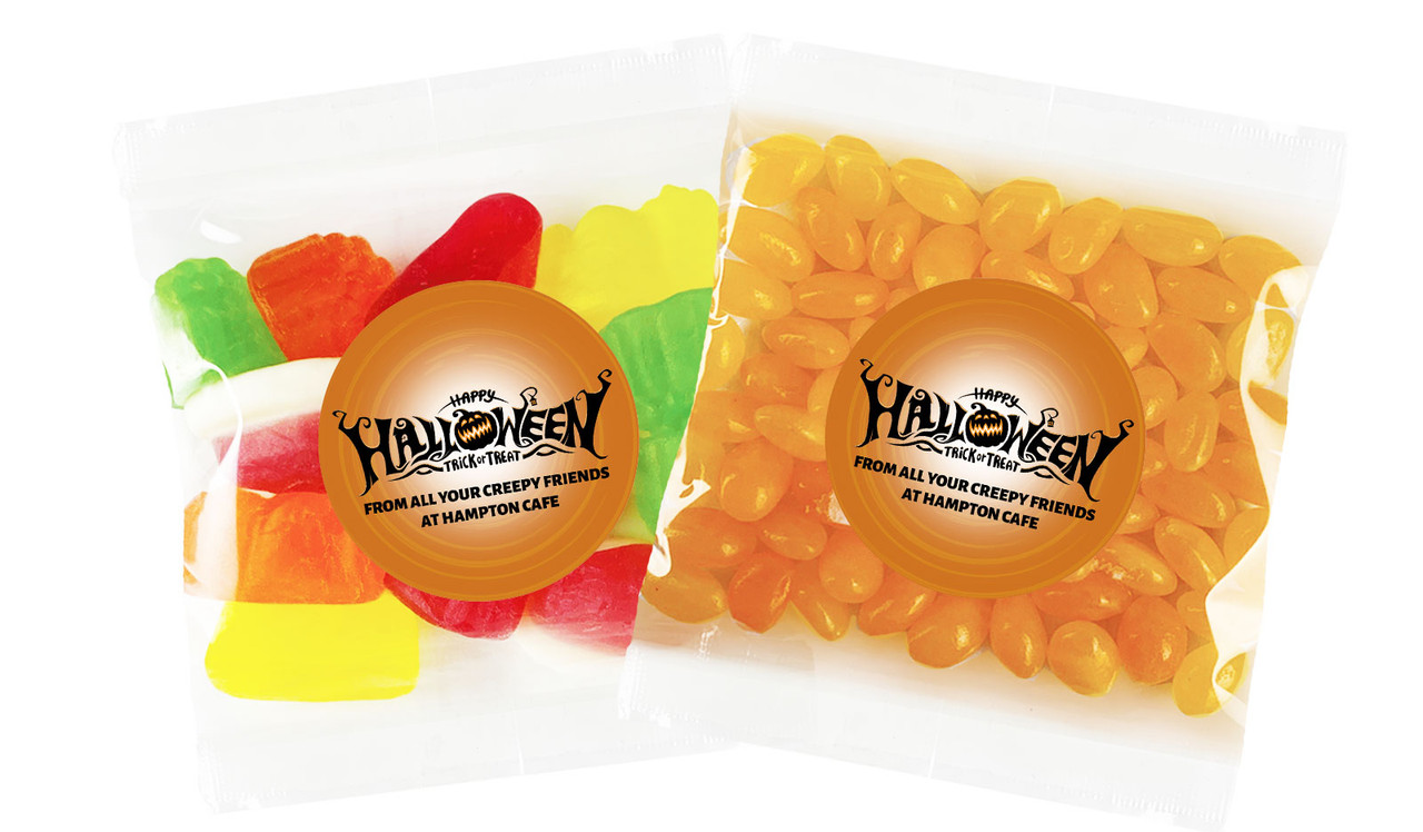 Halloween Script Halloween Personalised Lolly Bag